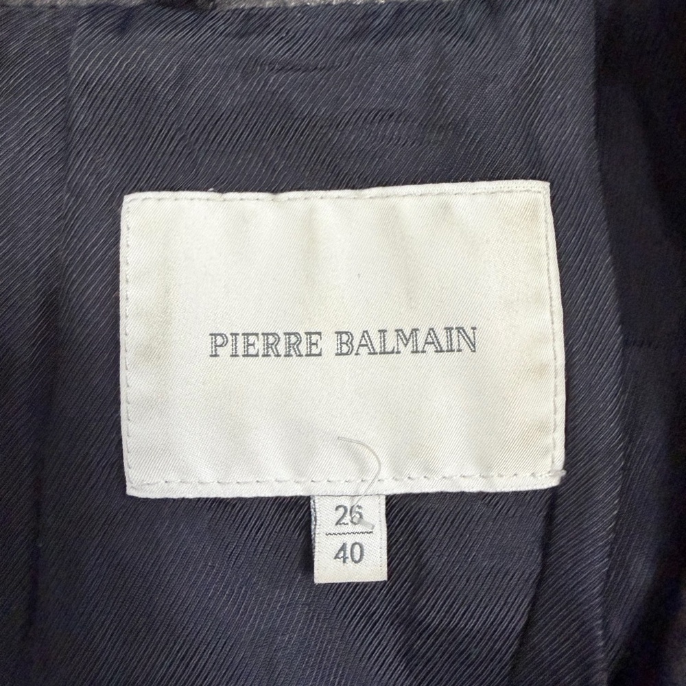Pierre Balmain Leather Biker Jacket - Picture 11 of 15